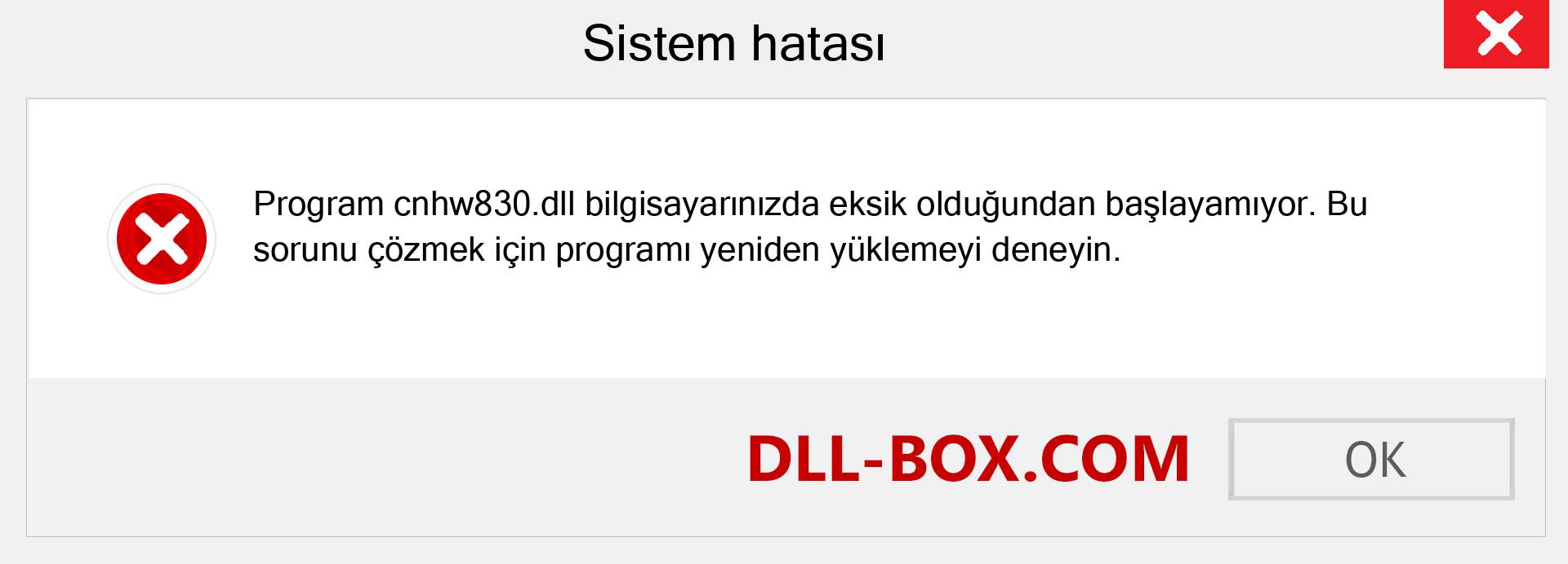 cnhw830.dll dosyası eksik mi? Windows 7, 8, 10 için İndirin - Windows'ta cnhw830 dll Eksik Hatasını Düzeltin, fotoğraflar, resimler